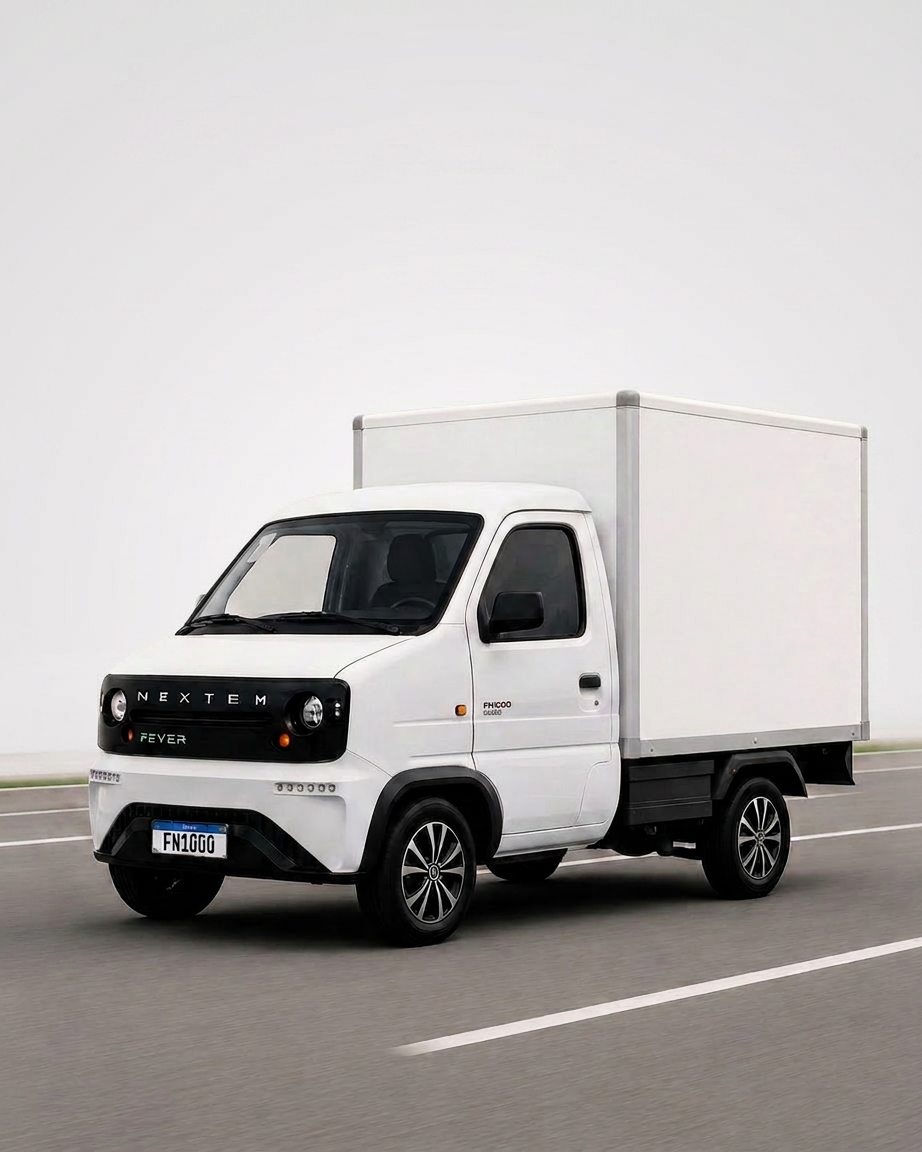 Frota elétrica Bonadio — veículos elétricos para logística urbana e last mile